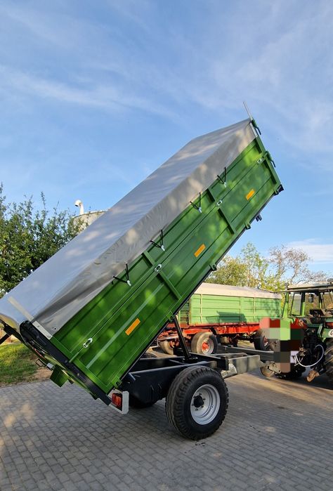 Przyczepa Krone 7.8T 3 stronny wywrot