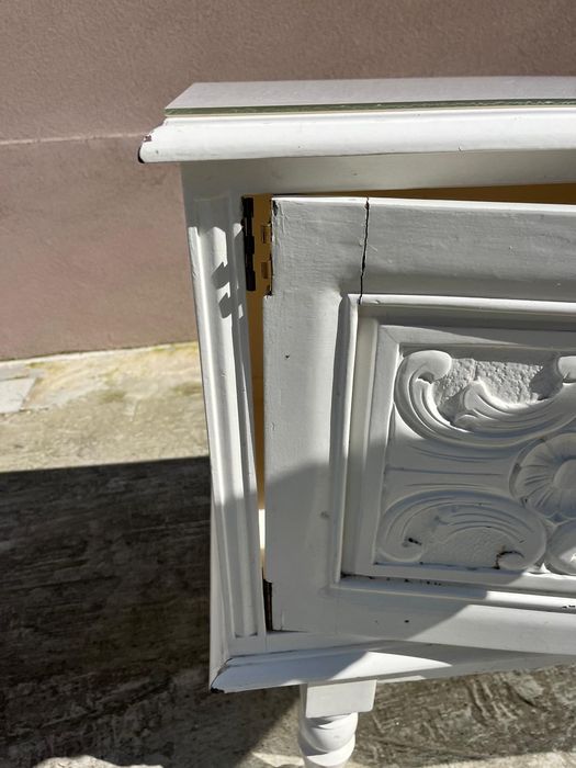 Móveis aparadores lacados branco