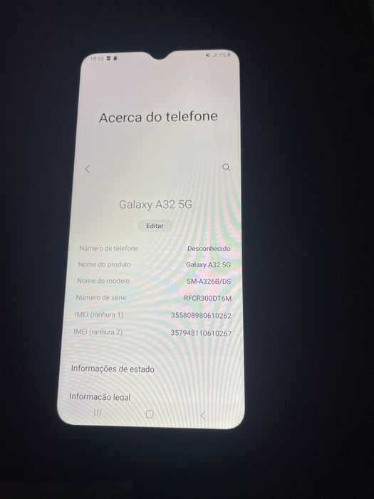 Samsung A35 5G ler o anúncio