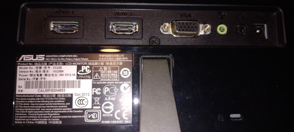 Monitores ASUS,Samsung, Acer - peças