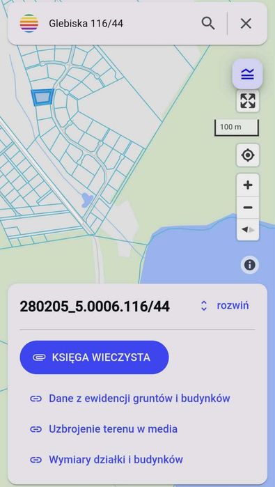 Działka rekreacyjna nad jeziorem Taftowo