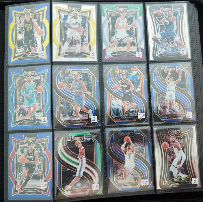 Vendo Bundle de cartas NBA (NBA Hoops e Select Panini)