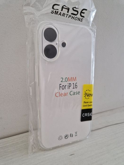 Back Case 2 mm Perfect do IPHONE 16 Przezroczysty