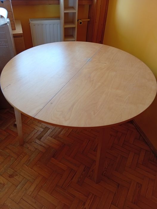 Okrągły stół Ikea - rozkładany