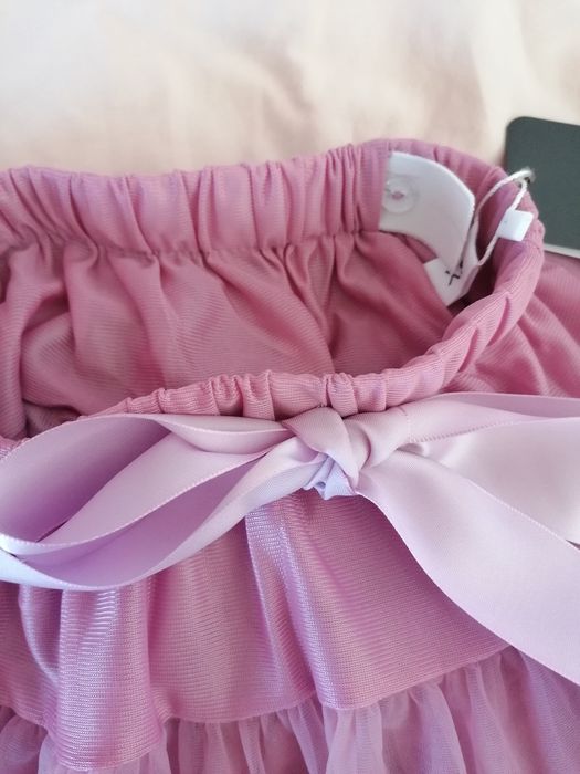 Spódniczka tutu tiulowa dla księżniczki 12-24m urodziny roczek