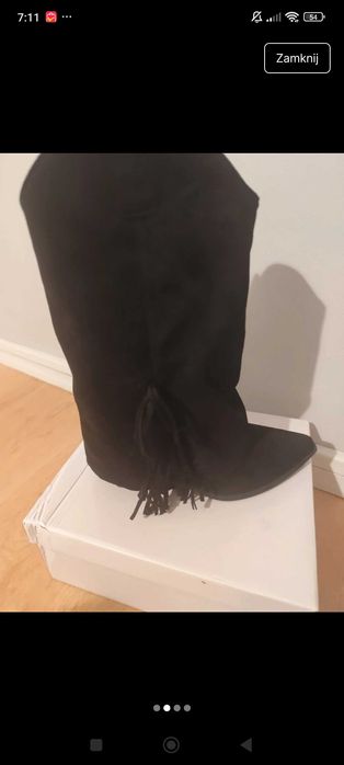 Sprzedam nowe kozaki damskie rozmiar 36