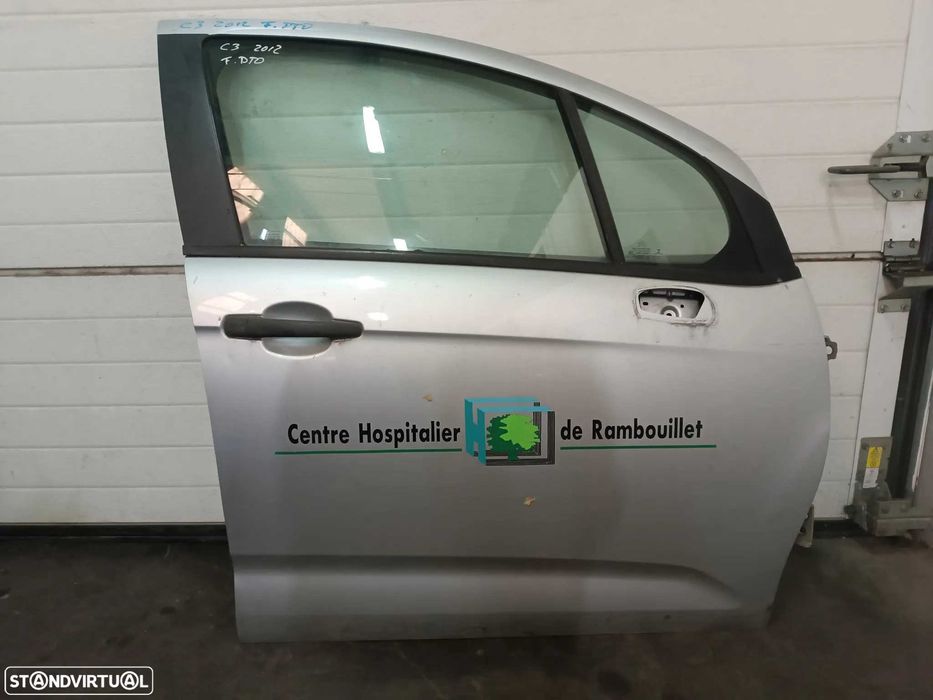 Porta CITROEN C3 II 2012-2019 (CINZA PRATA) Frente Dreita / TRAS ESQ / DTA