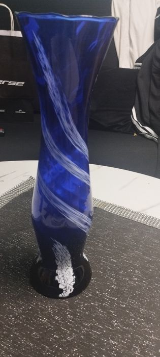 Wazon PRL niebieski
