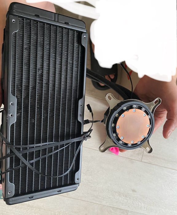 Комплект s1700 Asus tuf gaming z690-plus d4, Tuf водянка