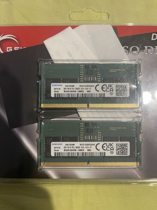 DDR5 16GB(2x8) SODIMM Samsung 5600