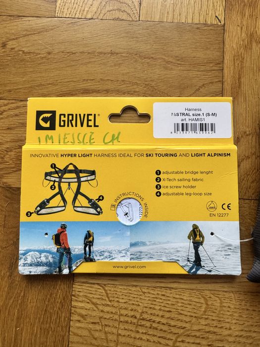 Uprząż wspinaczokowa / skitourowa GRIVEL Mistral rozm.S/M