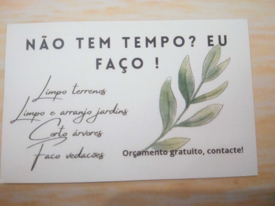 Limpeza de terrenos e vedaçoes