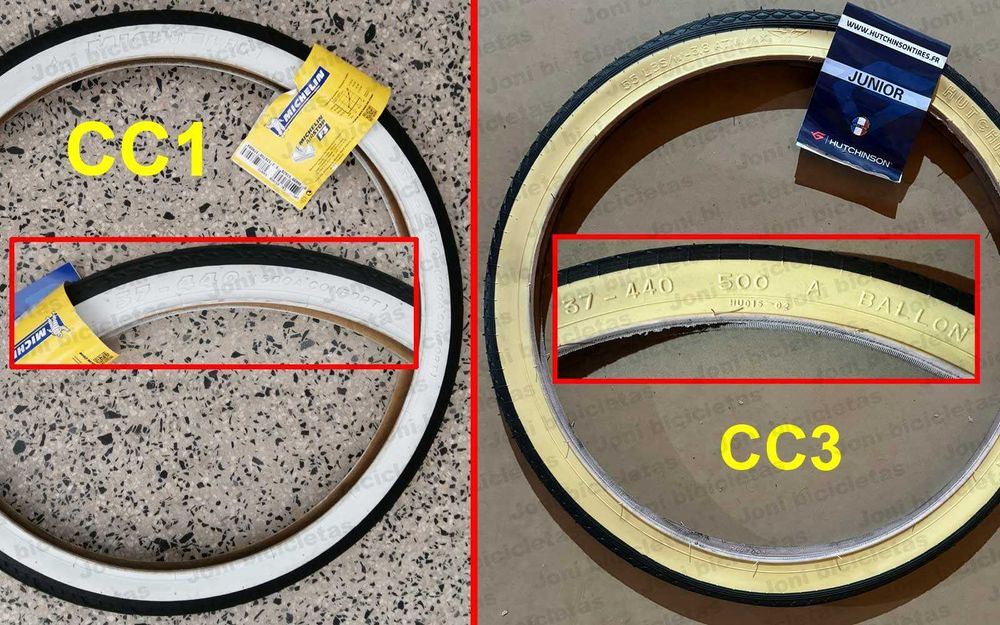 Pneus de bicicleta (roda 20")