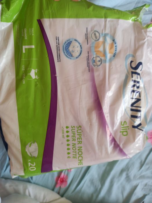 Памперси serenity slip размер L