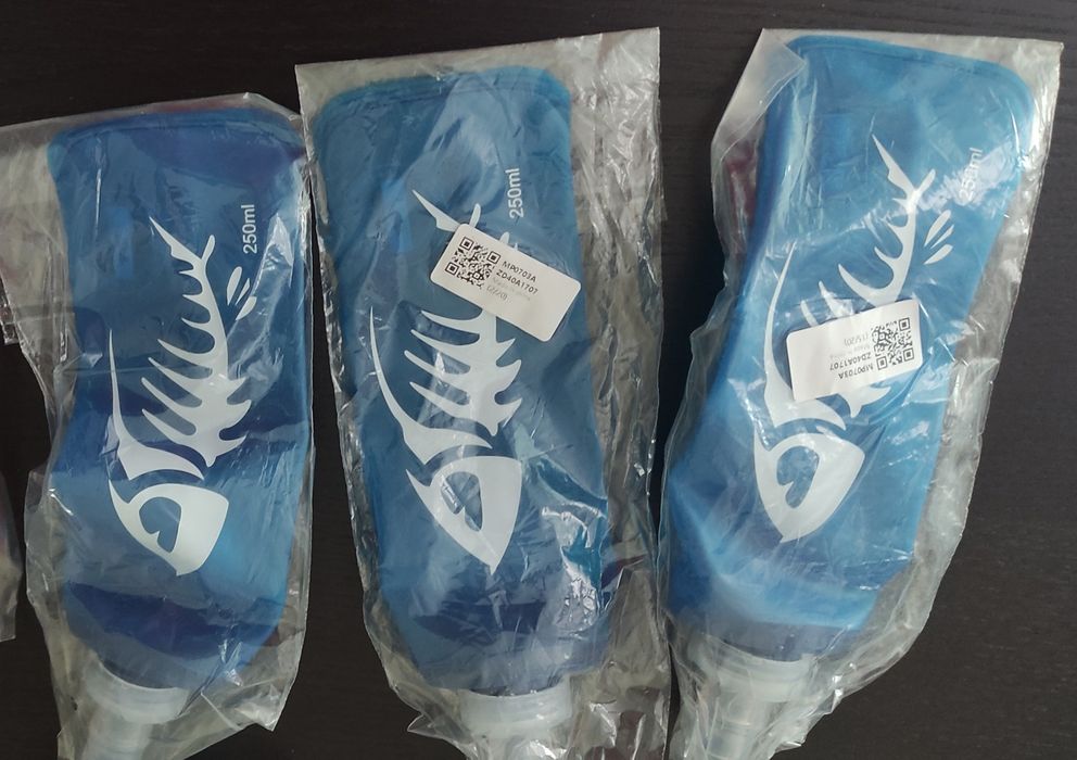 Garrafa de água 250ml flexível