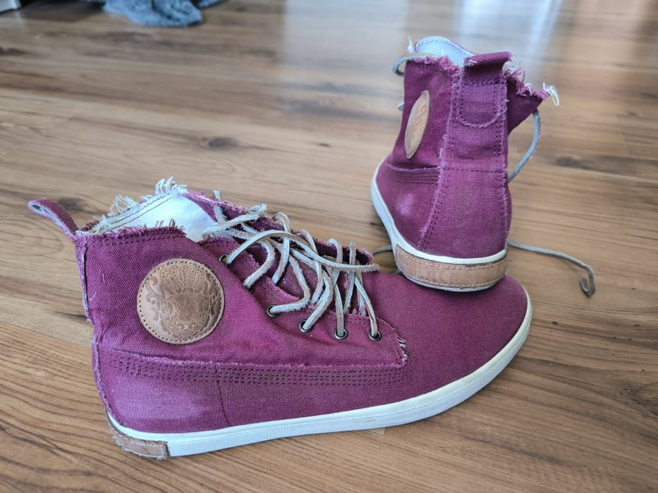 Blackstone buty męskie 43 trampki wysokie burgund