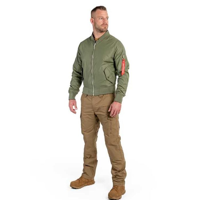 Чоловіча куртка - бомбер Mil-Tec MA-1 Flyers Summer - Olive - Оригінал