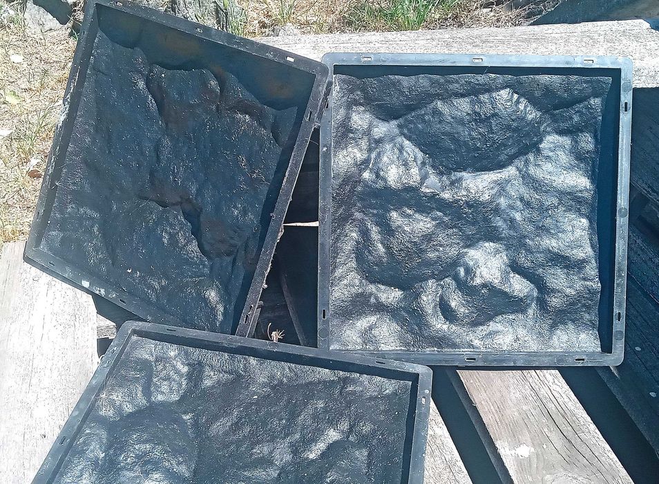 Формы для декоративной плитки природный камень 10 шт. 260х260х15 мм