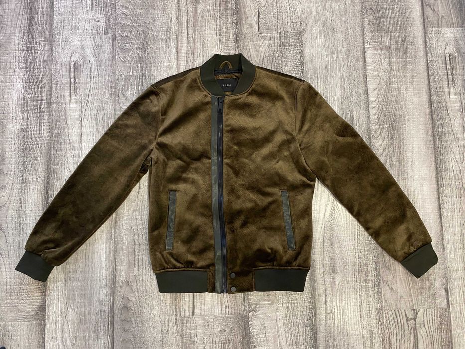 Мужской бомбер Zara, куртка мужская, размер М