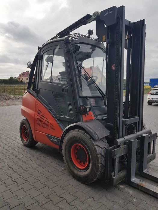 Wózek widłowy Linde H45T TERENOWY Kabina 4 sekcje H50 H40 H35 LPG