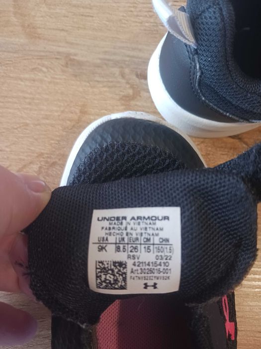 Buty do przedszkola adidas i under armour