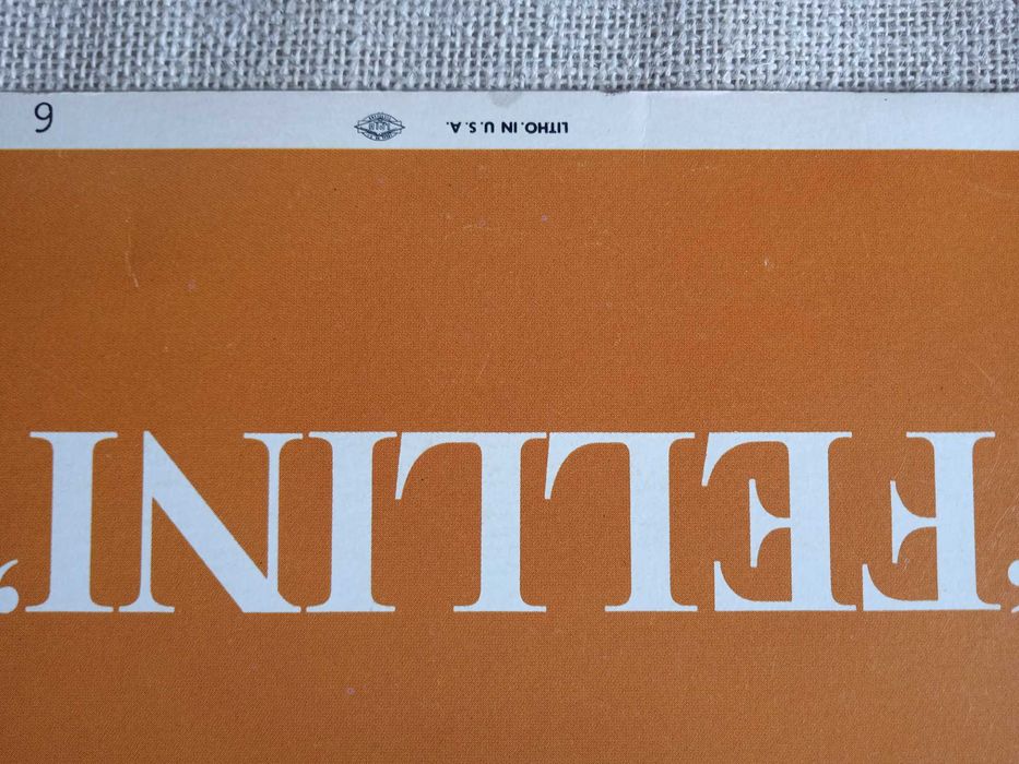 Cartonato / Cartaz antigo cinema  Fellini