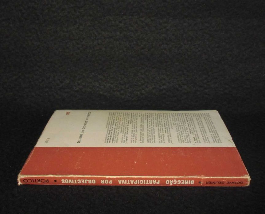 Livro Direcção Participativa por Objectivos Octave Gelinier