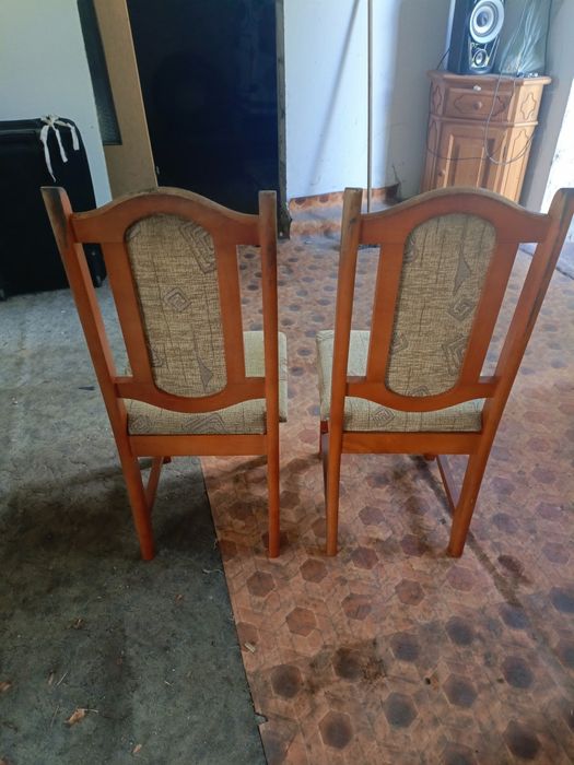 Krzesła materiałowe 2 szt