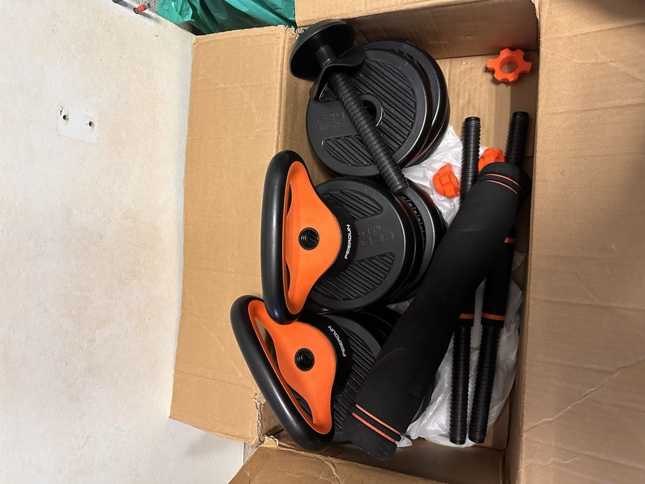 Kit de pesos ajustáveis - 20Kg