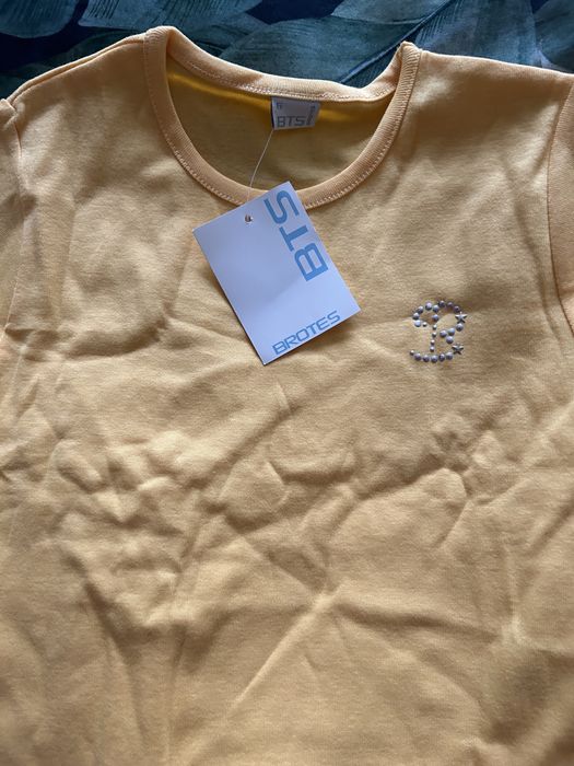 Podkoszulka zólta dla dziewczynki