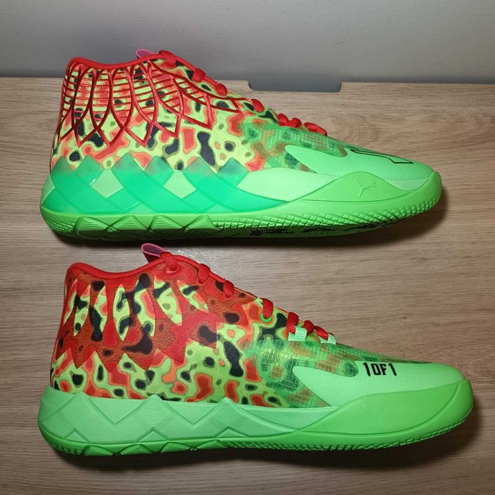 Puma MB.01 Thermal r. 46 (30 cm) Fluro Green Pes-PUMA Red