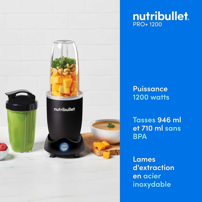 портативний Персональний блендер nutribullet Pro+ потужністю 1200 Вт