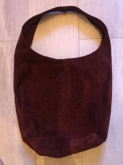 Włoska torebka worek Vera Pelle