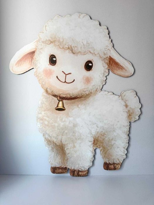 owieczka figurki wielkoformatowe dekoracje ścianki balonowej urodziny