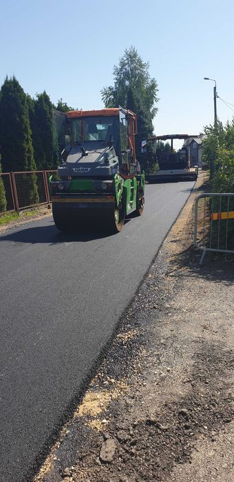 Asfaltowanie, budowa dróg, asfalt, układanie asfaltu, frezowanie