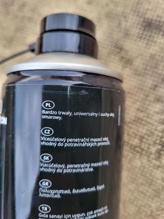 Suchy olej klasy spożywczej Interflon Food Lube [aerosol]