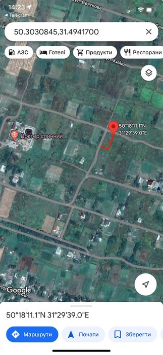 Земельний участок під забудову