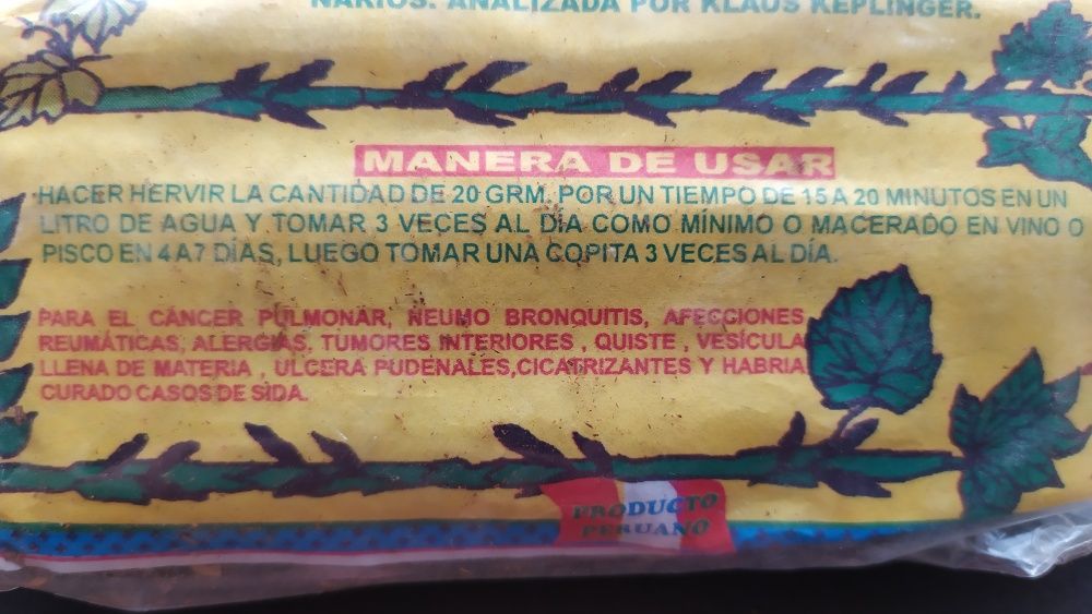 Unha de Gato do Perú