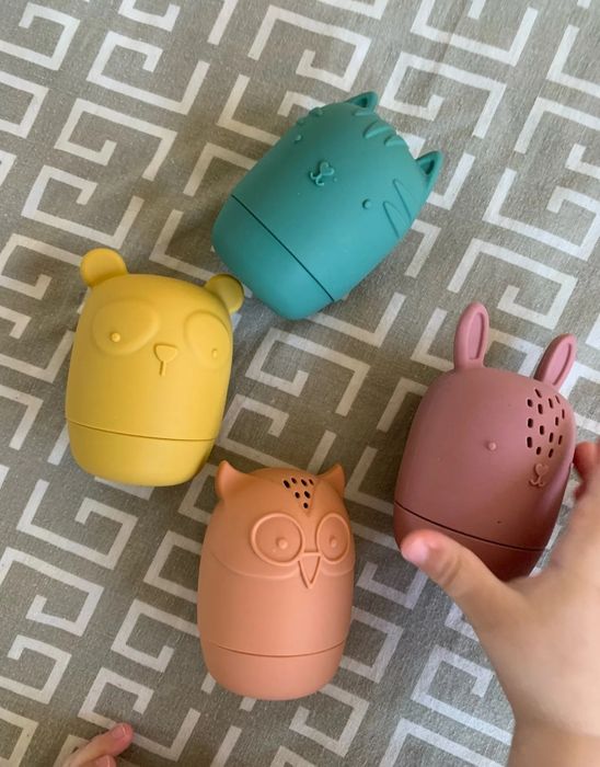 Безпечні іграшки для немовлят для купання прорізувачі гризунки