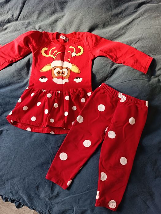 Утеплений костюм для дівчинки 1-2 роки