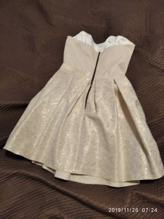 Sukienka złota, stan idealny