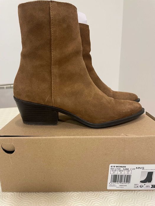 Botins Camurça croute  Mango - calçado 2 vezes