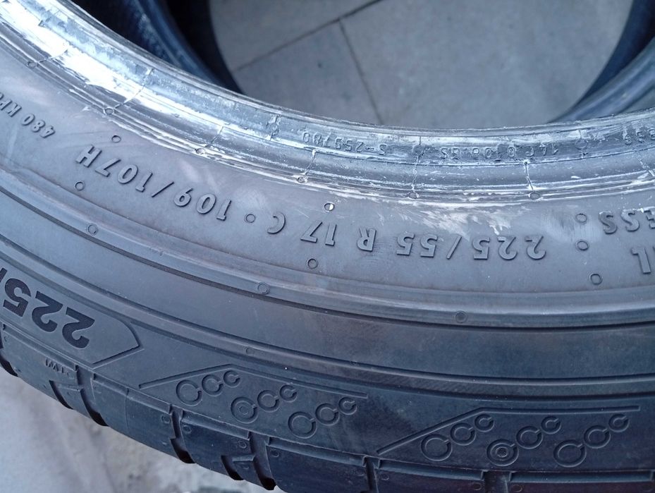 Opony Letnie Continental Vancontact 200 225/55R17C 2023r 2x8mm (A168)