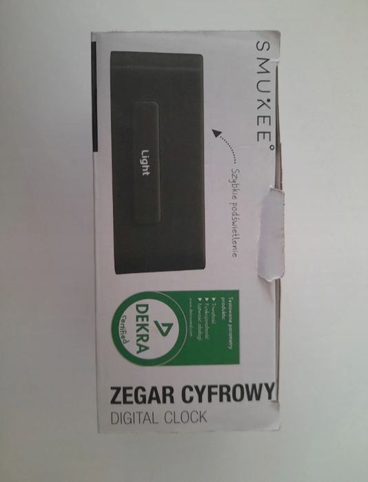 Zegar eleltroniczny cyfrowy budzik