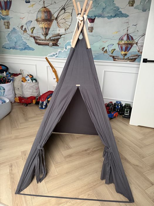 Namiot tipi oh babe szary drewno boho