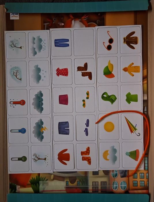 Plansza edukacyjna ,, Pogoda"