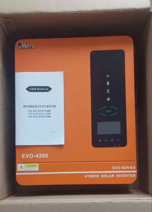 Гібридний інвертор Anern AN-SCI-EVO-4200, 24 В, 4200 Вт