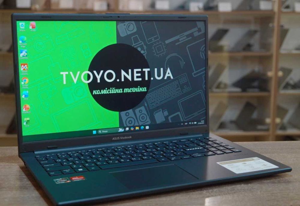 ГАРАНТІЯ Asus (IPS/AMD Ryzen 3 7320U/RAM 8гб LPDDR5/SSD 256гб)TVOYO