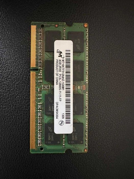 SODIMM 4Gb DDR3L-1600 Micron MT16KTF51264HZ-1G6M1