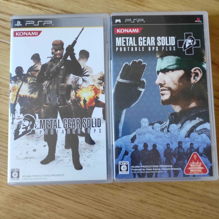 PSP Metal Gear Solid zestaw 2 gier w wersji japońskiej